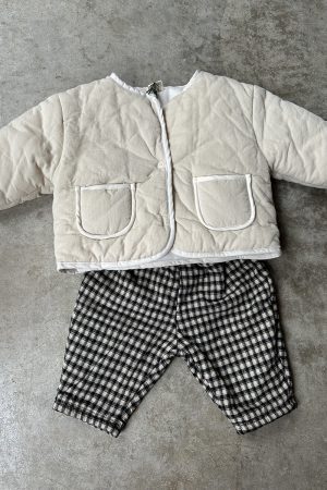 Fleece checker pants - Afbeelding 4