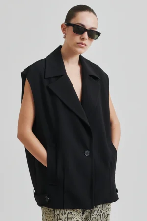 Fique oversized waistcoat