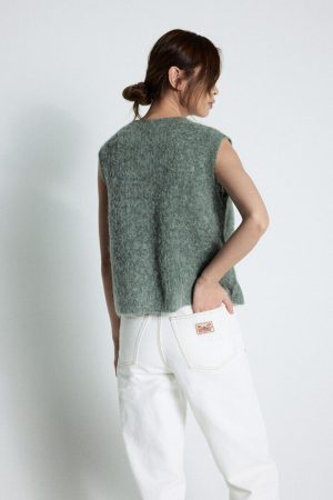 East knit gilet - Afbeelding 3