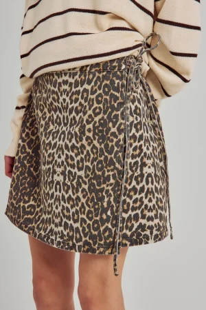 Ninni tie denim skirt - Afbeelding 2