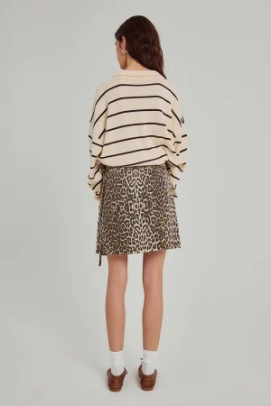 Ninni tie denim skirt - Afbeelding 3