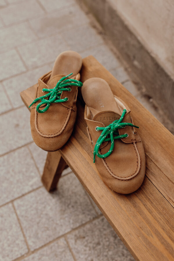 Yasma lace loafers