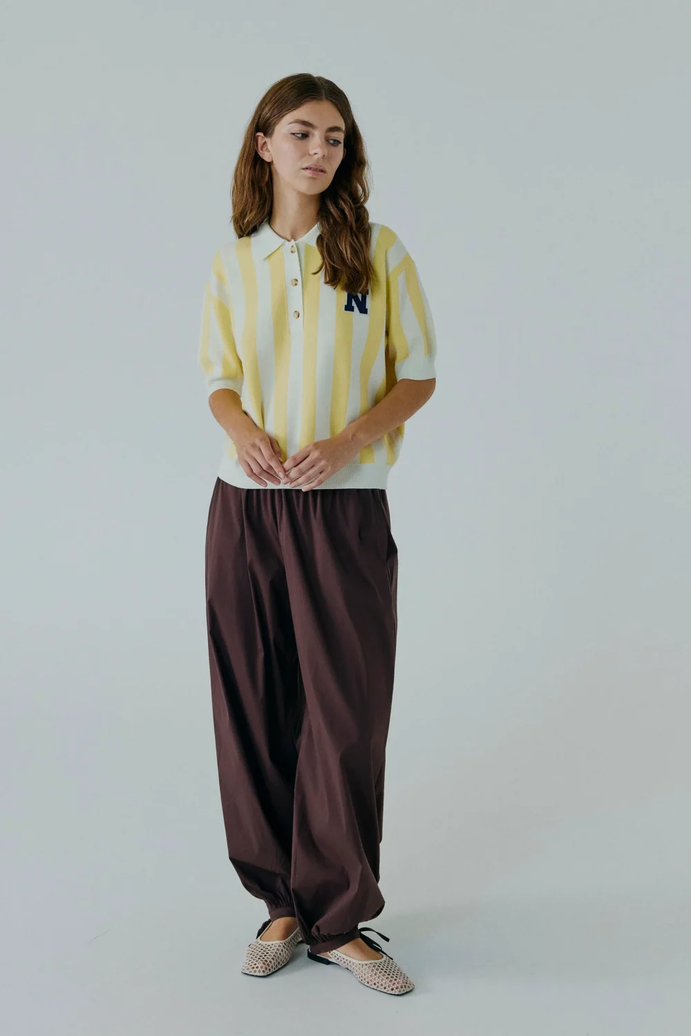 Varsity knit polo