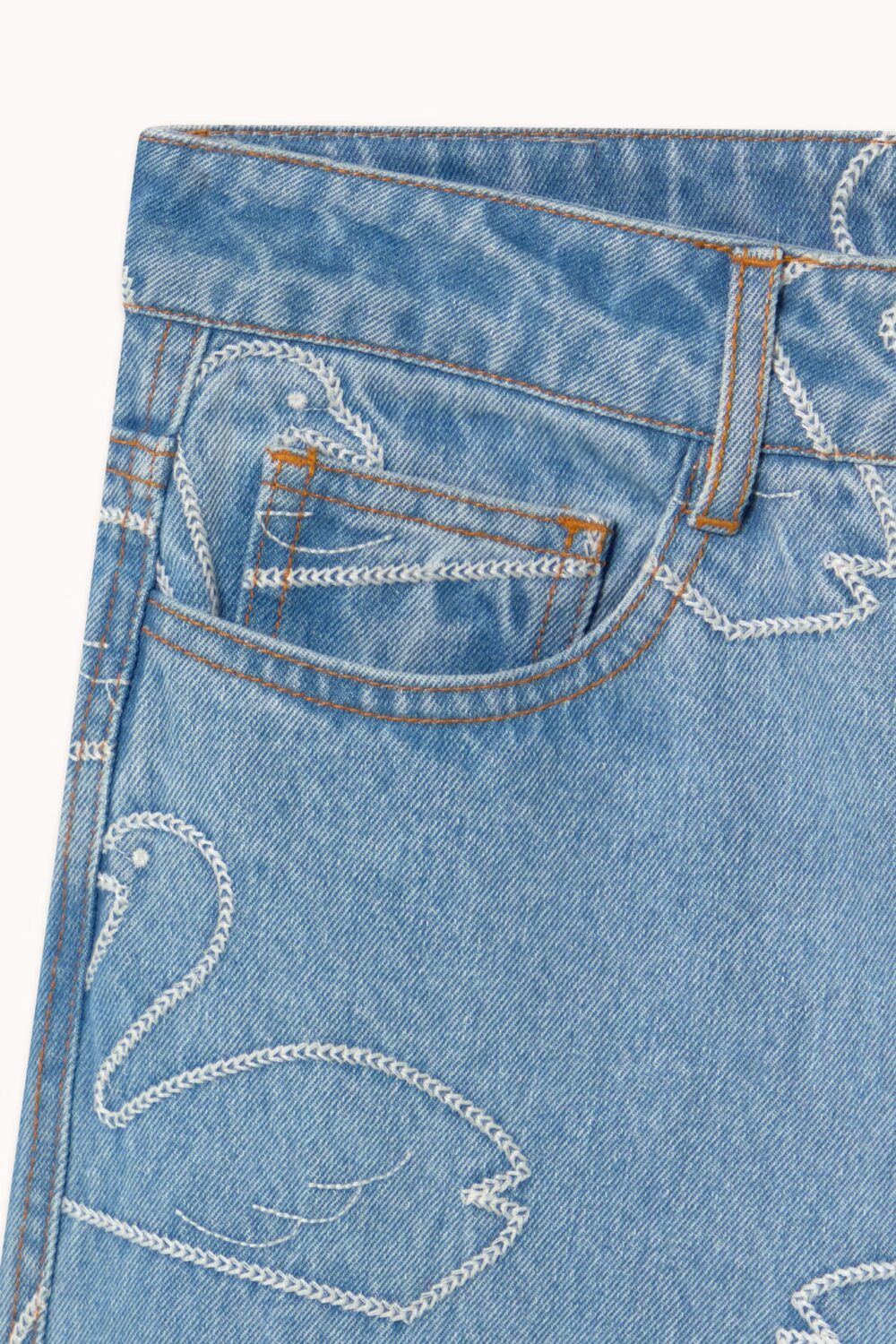 Berta swans denim