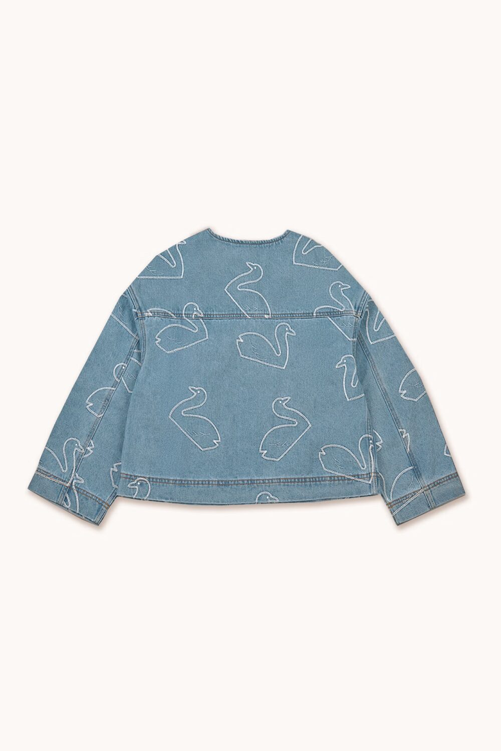Swans cropped jacket